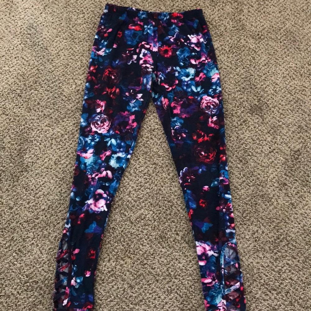 Floral leggings